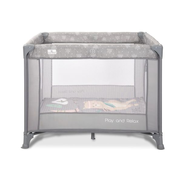 LORELLI Ogradica za bebe Play & Relax, siva - 10080682421