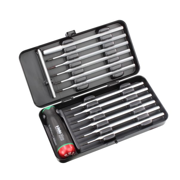 Felo Set Nm-Box sa moment šrafciger 0,6-1,5 Nm i nastavci SL/PH/PZ/TX/TX+ 10099116 12 kom - 10099116