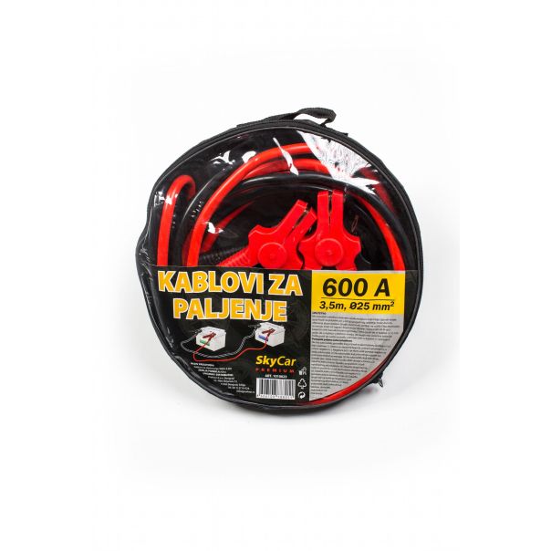 SKYCAR Kablovi za startovanje 600 A 3,5 m 25 mm2 premium - 1010022