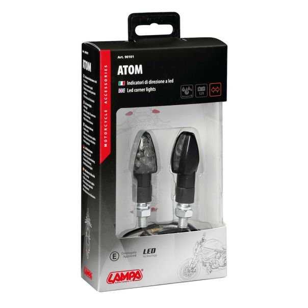 LAMPA Migavci atom led crni - 10100LAM001