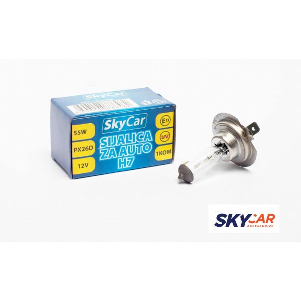 SKYCAR Sijalica za auto H7 E4 white karton - 1010165