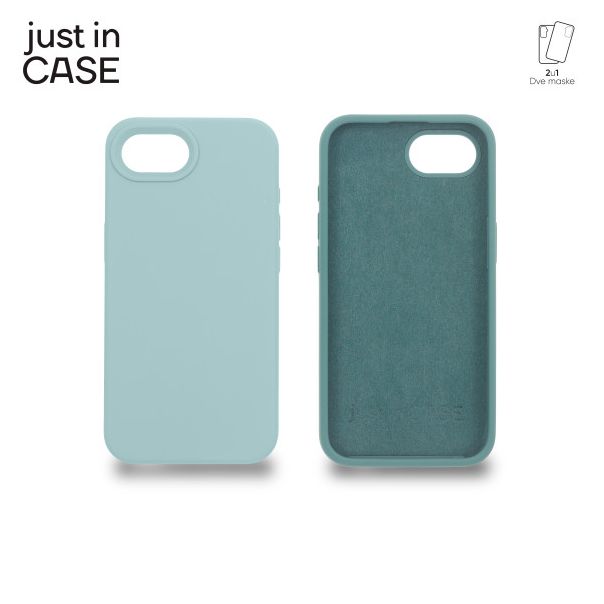 JUST IN CASE 2u1 Extra case MIX PLUS paket maski za iPhone 16e, zelena - MIXPL120GN