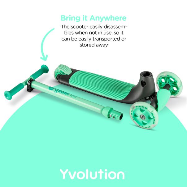 YVOLUTION Trotinet Yglider Kiwi zeleni - 101259