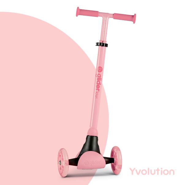 YVOLUTION Trotinet Yglider Kiwi rozi - 101260