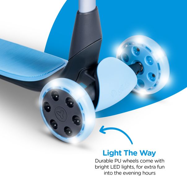 YVOLUTION Trotinet 5u1 Yglider Luna plava - 101265