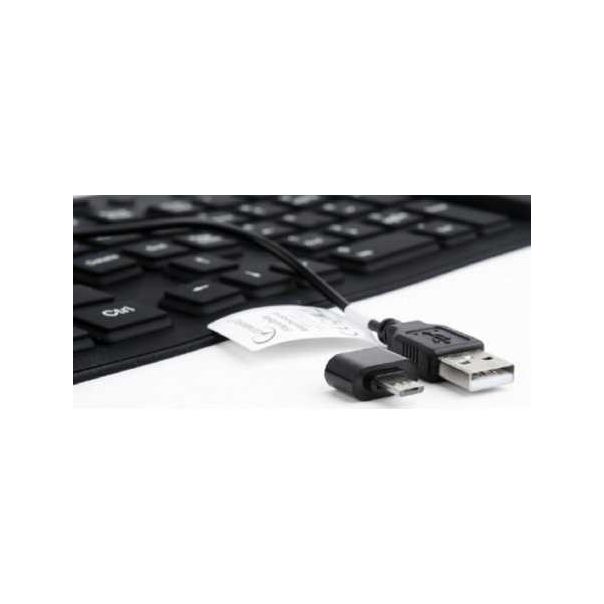 GEMBIRD Fleksibilna tastatura KB-109F-B - 101279