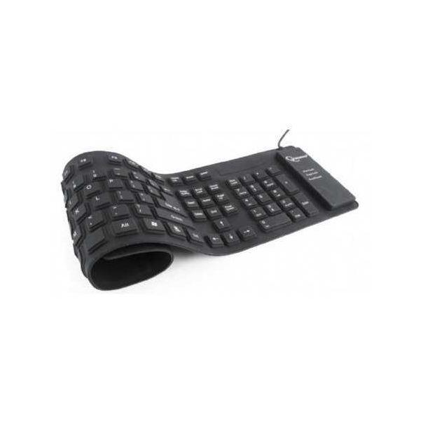 GEMBIRD Fleksibilna tastatura KB-109F-B - 101279