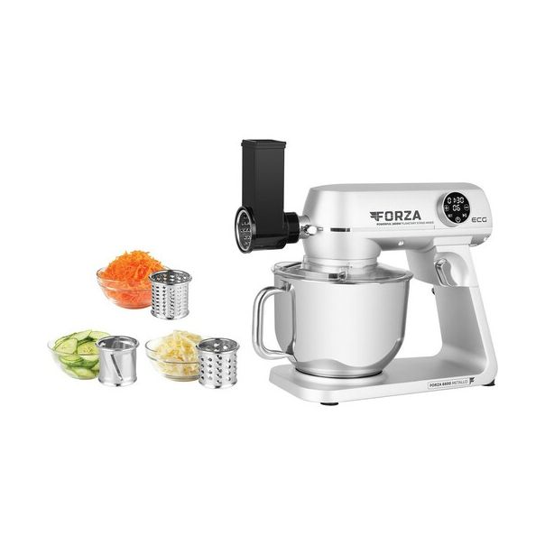 ECG Kuhinjski robot Forza 6600 Metallo Argento - FORZA6600argento