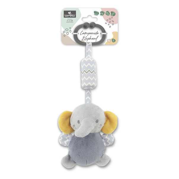 LORELLI Plišana igračka campanula Slon, siva - 10191350010