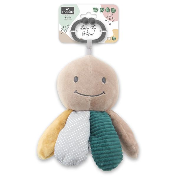 LORELLI Plišana igračka Hobotnica, bež-plava - 10191650001