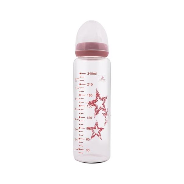 LORELLI Flašica staklena  sa anti-colic dodatkom 240 ml - 10200880003
