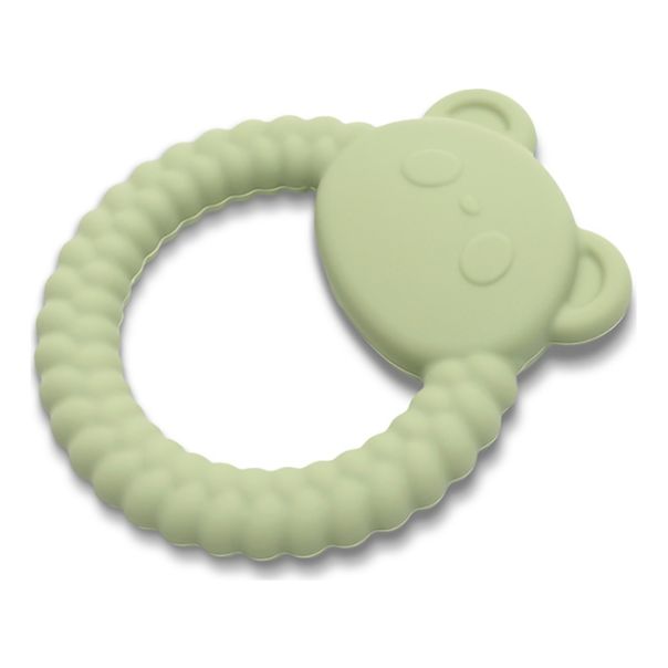 LORELLI SILIKONSKA GLODALICA ZA BEBE PANDA NATURAL - FRESH GREEN - EP2740463