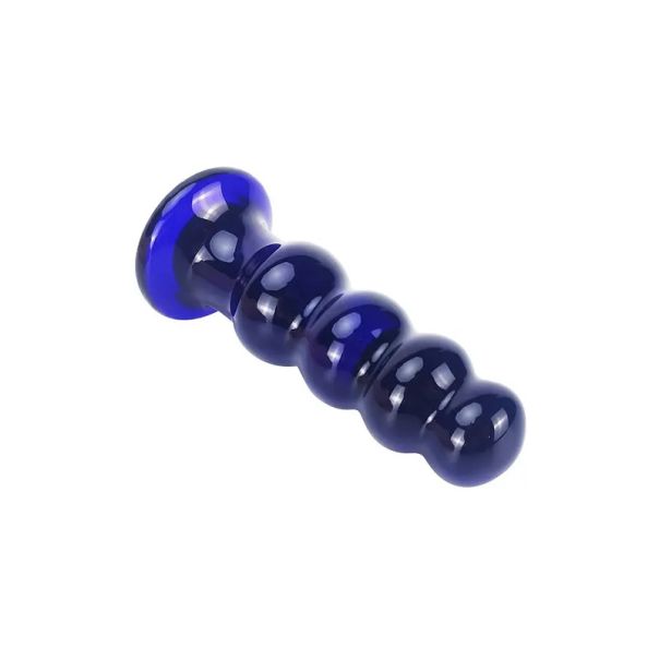 Stakleni analni dildo sa vibracijom Radiant Vibrating Glass Plug - 10217