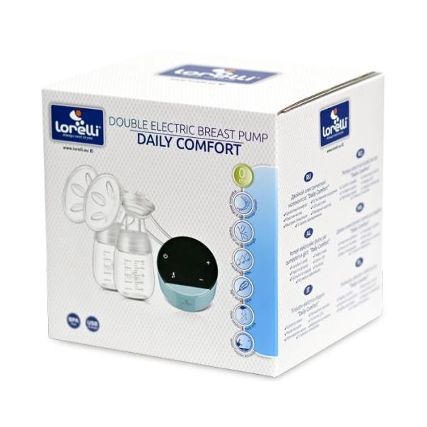 LORELLI Pumpica Twin za izmazanje  Daily Comfort - pink - 10220590001