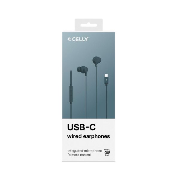 CELLY Slušalice za telefon UP1600TYPEC, plava - UP1600TYPECBL