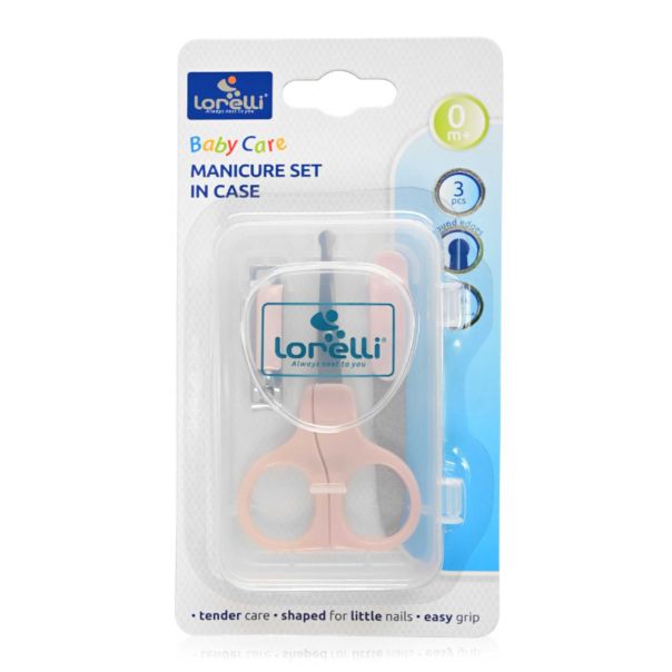 LORELLI Set za negu noktiju u kutijici - Pink - 10240310002