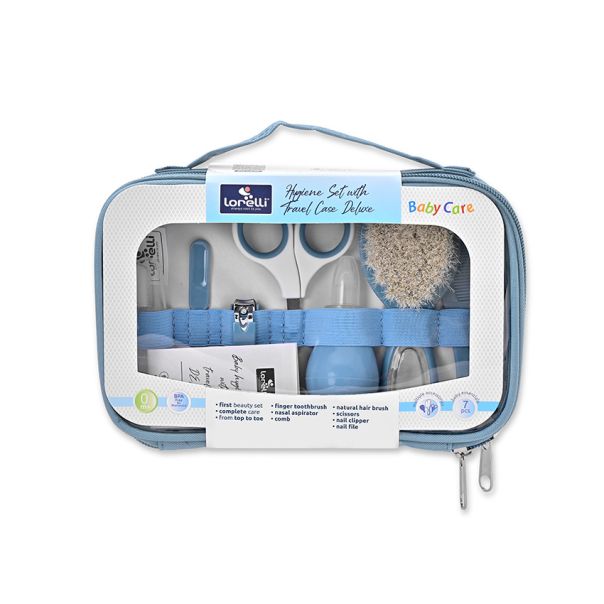 LORELLI Set za negu bebe u neseseru Deluxe, plava - 10240340002