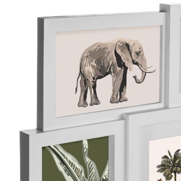 ATMOSPHERA Ram za 9 slika 48.5x3x42.5cm bela - 102544A