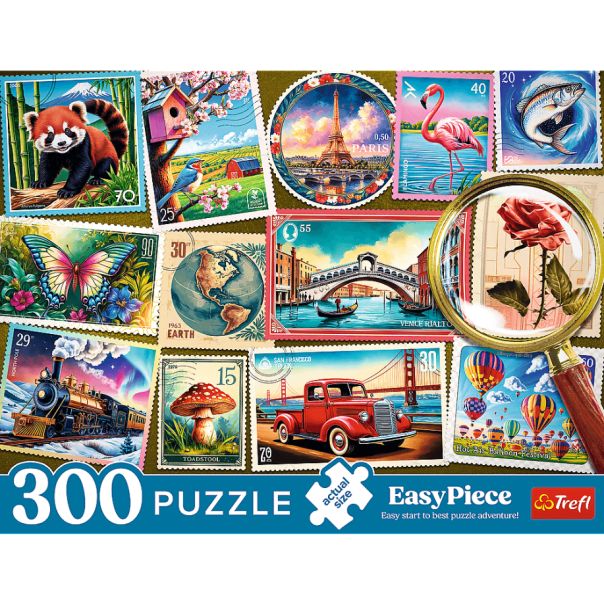 TREFL Puzzle za decu Postage stamps 23110 - 300 delova - 102710-23110