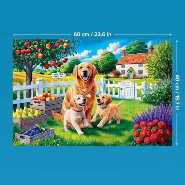 TREFL Puzzle za decu Country dogs 23101 - 300 delova - 102711-23101