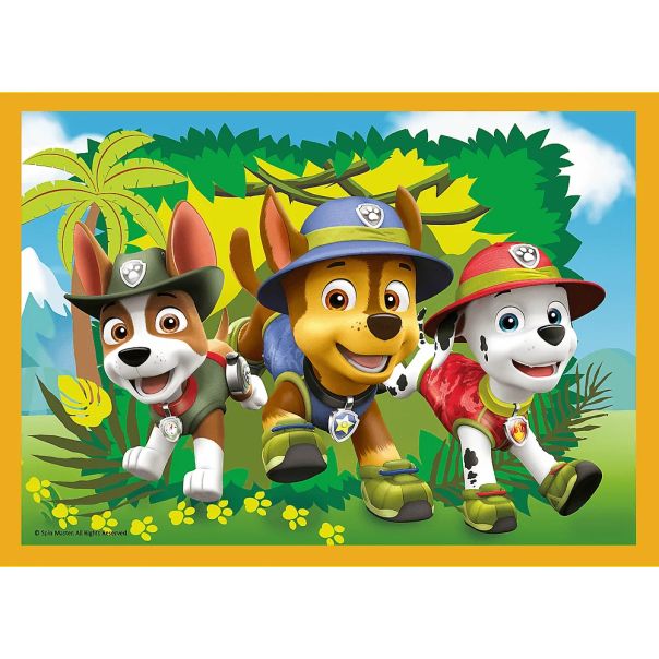 TREFL Puzzle 4u1 Holiday Paw Patrol 34395 - 54, 48, 35, 70 delova - T34395
