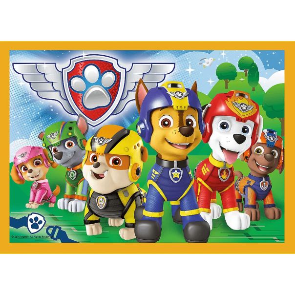TREFL Puzzle 4u1 Holiday Paw Patrol 34395 - 54, 48, 35, 70 delova - T34395