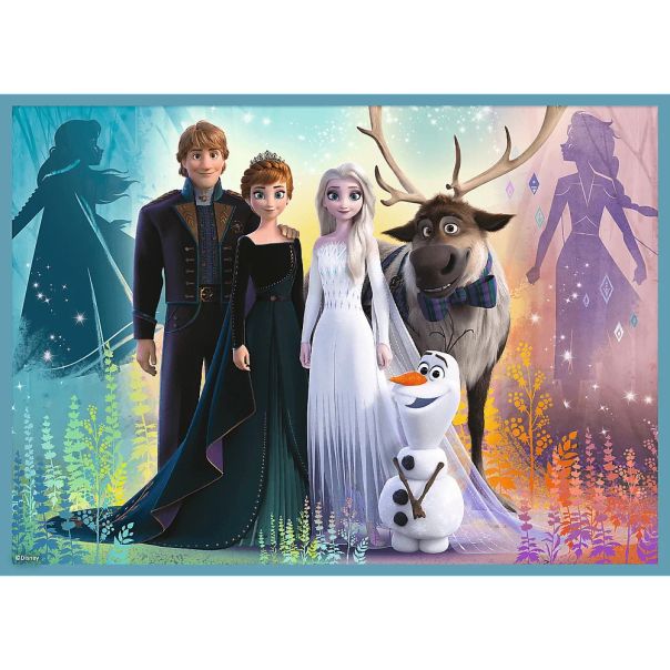 TREFL Puzzle 4u1 The Amazing World of Frozen 34381 - 12, 24, 20, 15 delova - 102820-34381