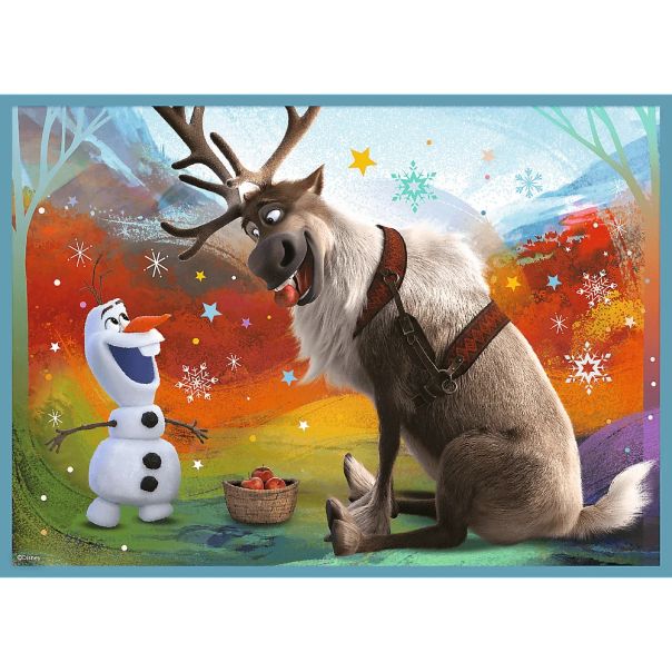 TREFL Puzzle 4u1 The Amazing World of Frozen 34381 - 12, 24, 20, 15 delova - 102820-34381