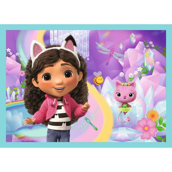 TREFL Puzzle 4u1 Gabby's Big Adventure 34670 - 54, 48, 35, 70 delova - 102839-34670