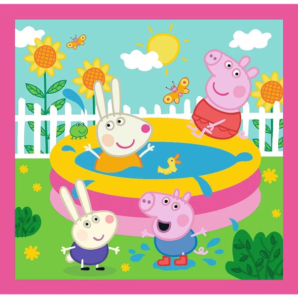 TREFL Puzzle 3u1 Peppa and friends 34873 - 50, 20, 36 delova - 102869-34873