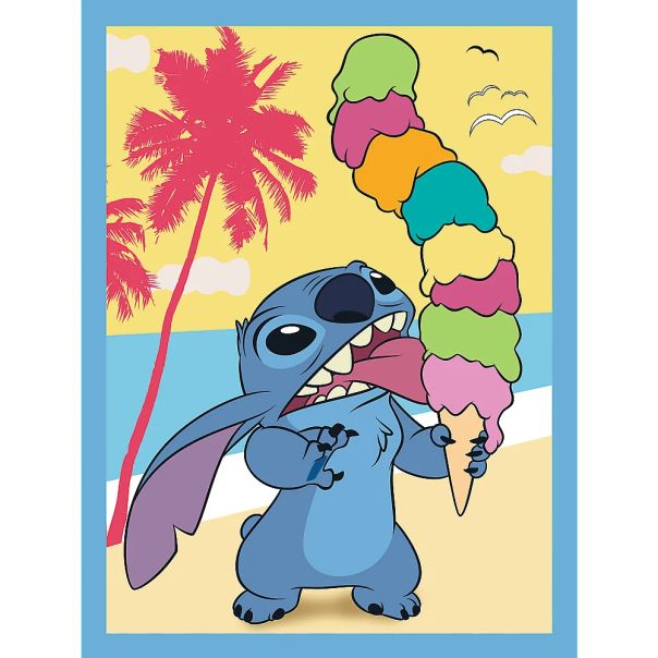 TREFL Puzzle i igra memorije za decu 2u1 Lilo & Stitch 93585 - 102949-93585