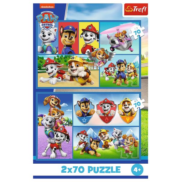 TREFL Puzzle Paw Patrol rules 34441 - 2x70 delova - 102959-34441