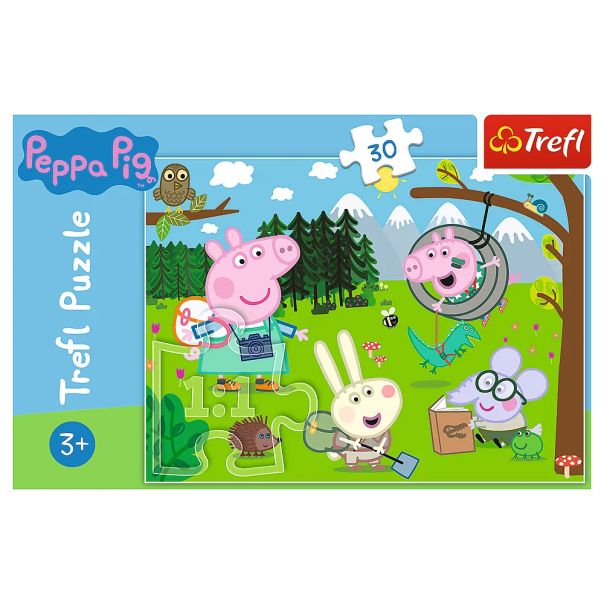 TREFL Puzzle Peppa pig forest expedition 18245 - 30 delova - T18245