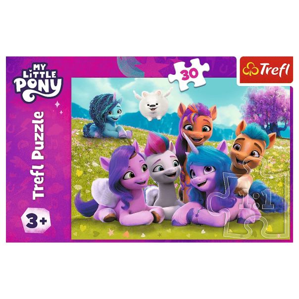 TREFL Puzzle Friendly Ponies 18299 - 30 delova - 103018-18299