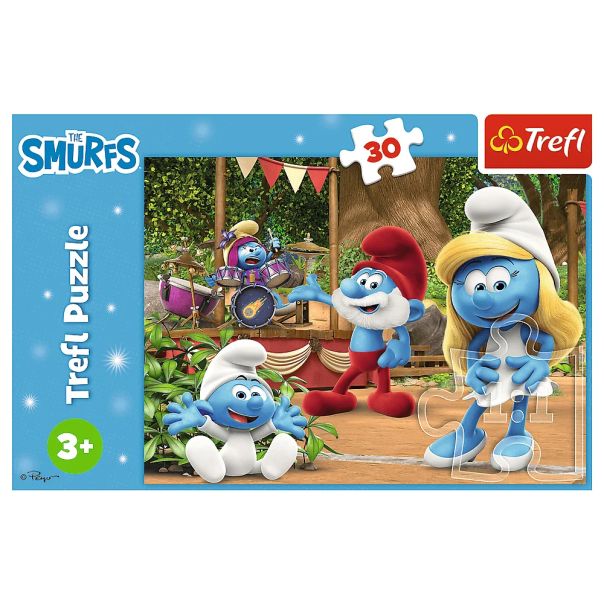TREFL Puzzle Smurfette and the Smurfs18312 - 30 delova - 103029-18312