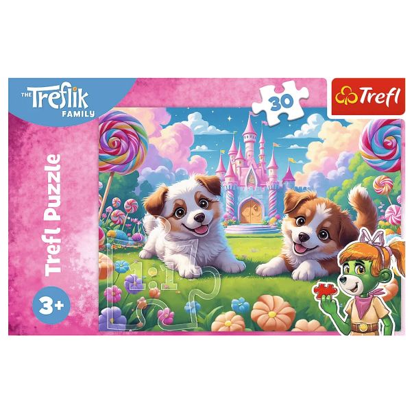 TREFL Puzzle A world full of smiles - The Treflik family 18319 - 30 delova - 103031-18319