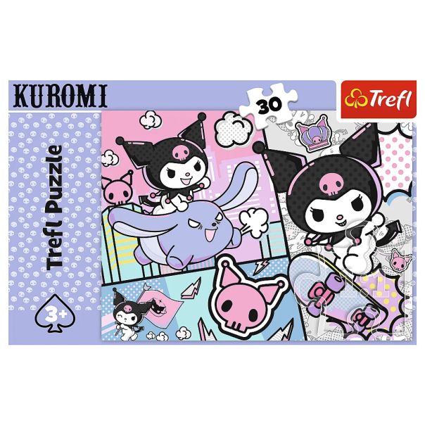 TREFL Puzzle Fun with Kuromi 18325 - 30 delova - 103032-18325