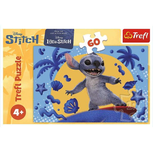 TREFL Puzzle Lilo & Stitch, Dan sa Stitchem - 60 delova - 103132-17407