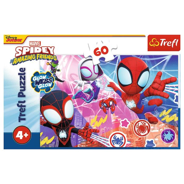TREFL Puzzle Herojska avantura, Spidey - 60 delova - 103135-17410