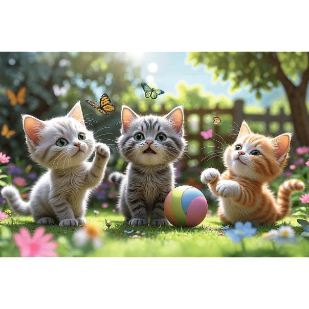 TREFL Puzzle Male mace - 60 delova - 103136-17412