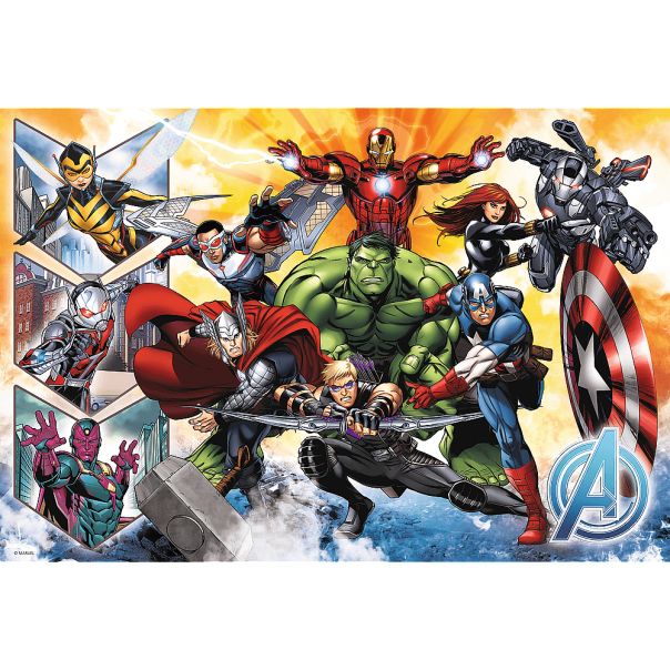 TREFL Puzzle za decu The Power of the Avengers 16431 - 100 delova - T16431