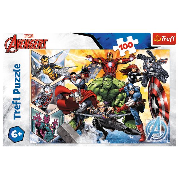 TREFL Puzzle za decu The Power of the Avengers 16431 - 100 delova - T16431