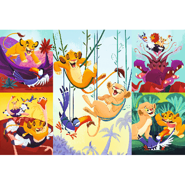 TREFL Puzzle za decu Brave Lion King 16478 - 100 delova - 103341-16478