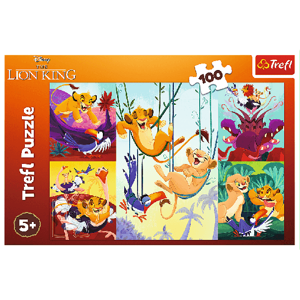 TREFL Puzzle za decu Brave Lion King 16478 - 100 delova - 103341-16478