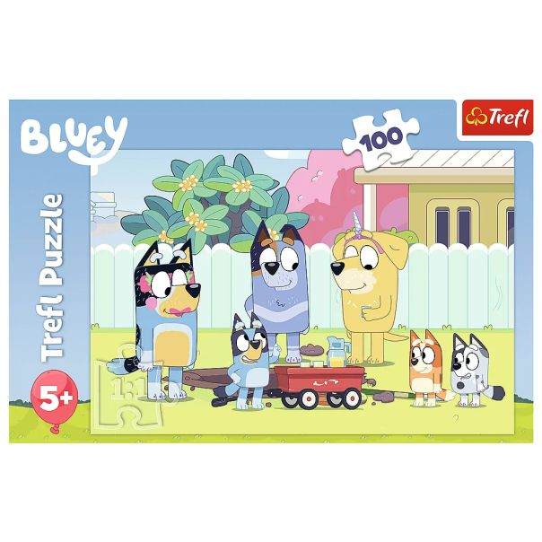 TREFL Puzzle Veseli svet, Bluey - 100 delova - 103347-16471