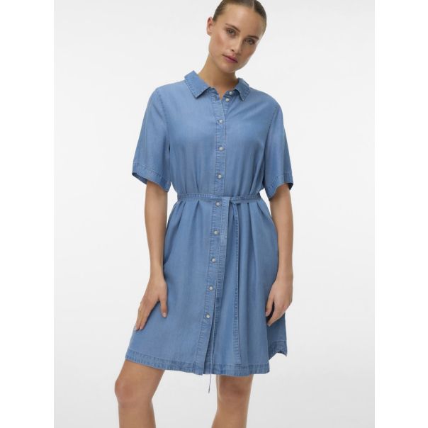 VERO MODA Ženska plava haljina bree - EP3076362