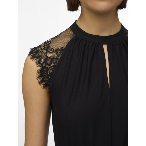 VERO MODA Ženska crna haljina milla - EP3076290