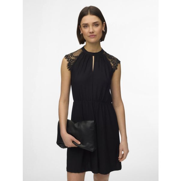 VERO MODA Ženska crna haljina milla - EP3076290