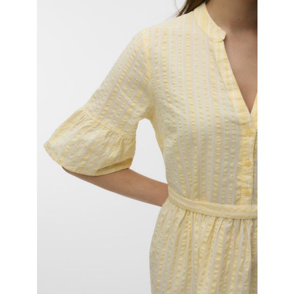 VERO MODA Ženska žuta haljina elena - EP3076419