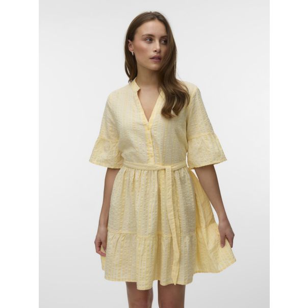 VERO MODA Ženska žuta haljina elena - EP3076419
